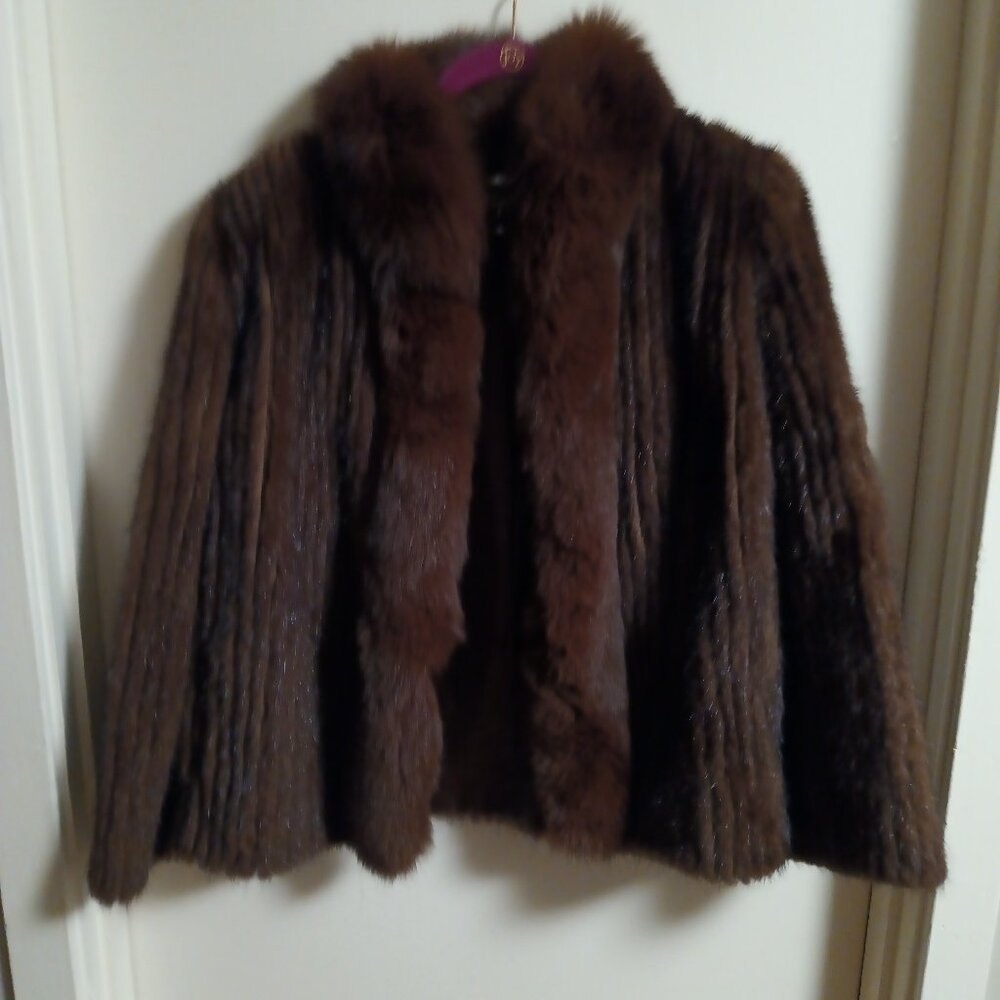 Women's mink short coat